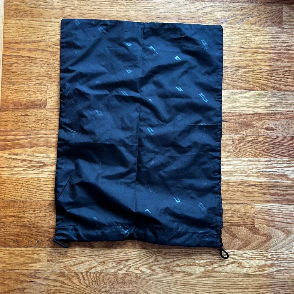 Away Drawstring Dust Bag Black Logo Print Travel‎ Storage Nylon 22x16 Drawstring